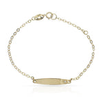 PULSERA CIRCULO ORO 18KL CIRCONITA - Peso: 0.85 gr 