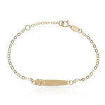 PULSERA CORAZONES ORO 18KL CIRCONITA - Peso: 0.90 gr 