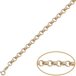 PULSERA HUECA ROLOT ORO 18KL - 6MM - Peso: 3.05 gr 