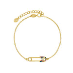 Pulsera Imperdible Marea Jewels Plata de Ley 925 D02003/AD