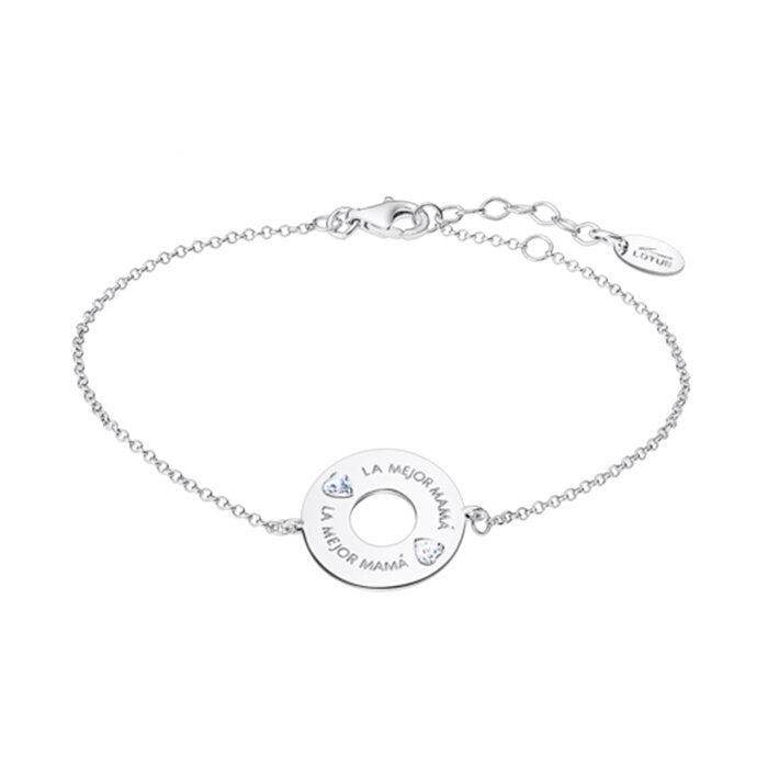 Pulsera Lotus Silver La Mejor Mamá LP3126-2/1