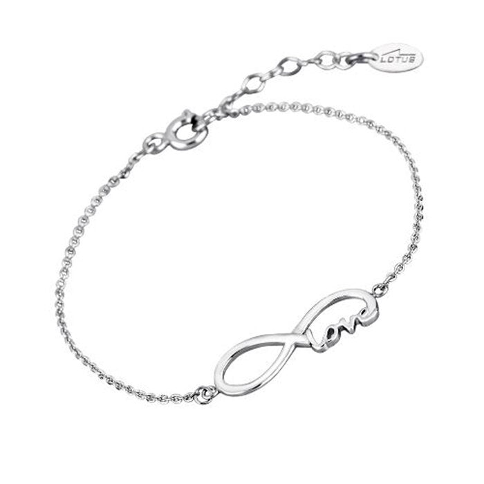 Pulsera Lotus Silver LP1297-2/1 Símbolo Infinito, Plata 1ª Ley