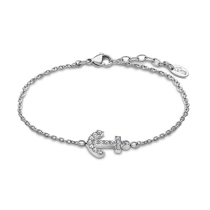 Pulsera Lotus Style Ancla LS2027-2/1, Plata 1ª Ley