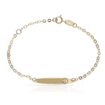 PULSERA LUNA ORO 18KL CIRCONITA - Peso: 0.85 gr 