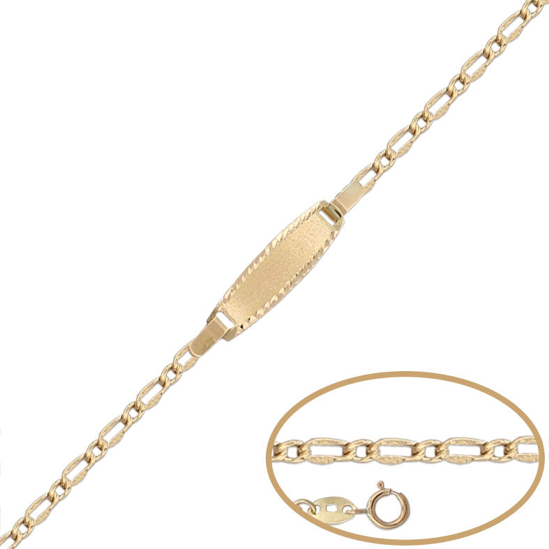 PULSERA ORO 18KL - 13.50CM - Peso: 1.30 gr 