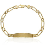 PULSERA ORO 18KL 1x1 PLACA - Peso: 11.45 gr 