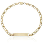 PULSERA ORO 18KL - 1x1 PLACA - Peso: 4.35 gr 