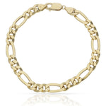 PULSERA ORO 18KL 3x1 - 7MM - Peso: 7.70 gr 