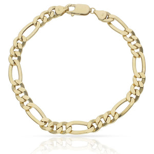 PULSERA ORO 18KL 3x1 - 7MM - Peso: 7.70 gr 
