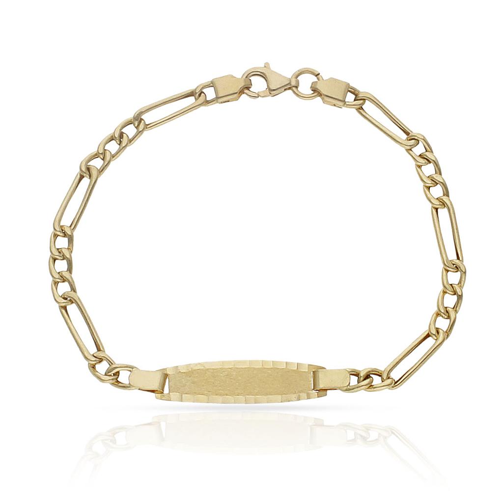 PULSERA ORO 18KL 3x1 - Peso: 2.90 gr 