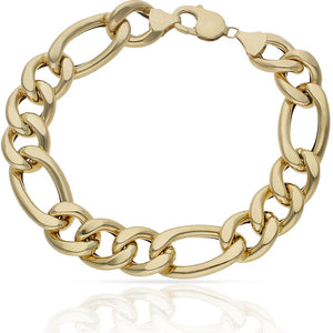 PULSERA ORO 18KL 3x1 - Peso: 24.35 gr 