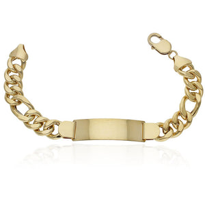 PULSERA ORO 18KL 3x1 PLACA - Peso: 35.60 gr 