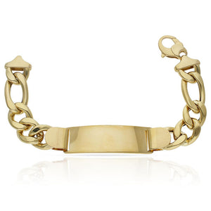 PULSERA ORO 18KL 3x1 PLACA - Peso: 44.20 gr 