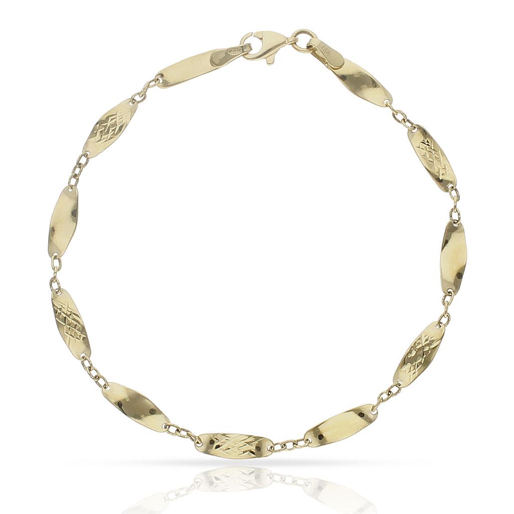 PULSERA ORO 18KL - 4MM - Peso: 2.85 gr 