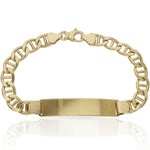 PULSERA ORO 18KL ANCLA PLACA - Peso: 17.85 gr 