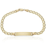 PULSERA ORO 18KL ANCLA PLACA - Peso: 5.55 gr 