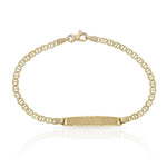 PULSERA ORO 18KL ANCLA TALLADA PLACA - Peso: 4.15 gr 