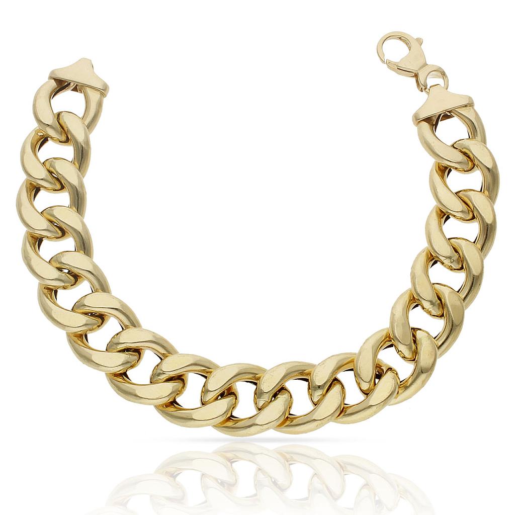 PULSERA ORO 18KL BARBADA - Peso: 38.30 gr 