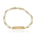 PULSERA ORO 18KL BEBE 1x1 - Peso: 2.60 gr 