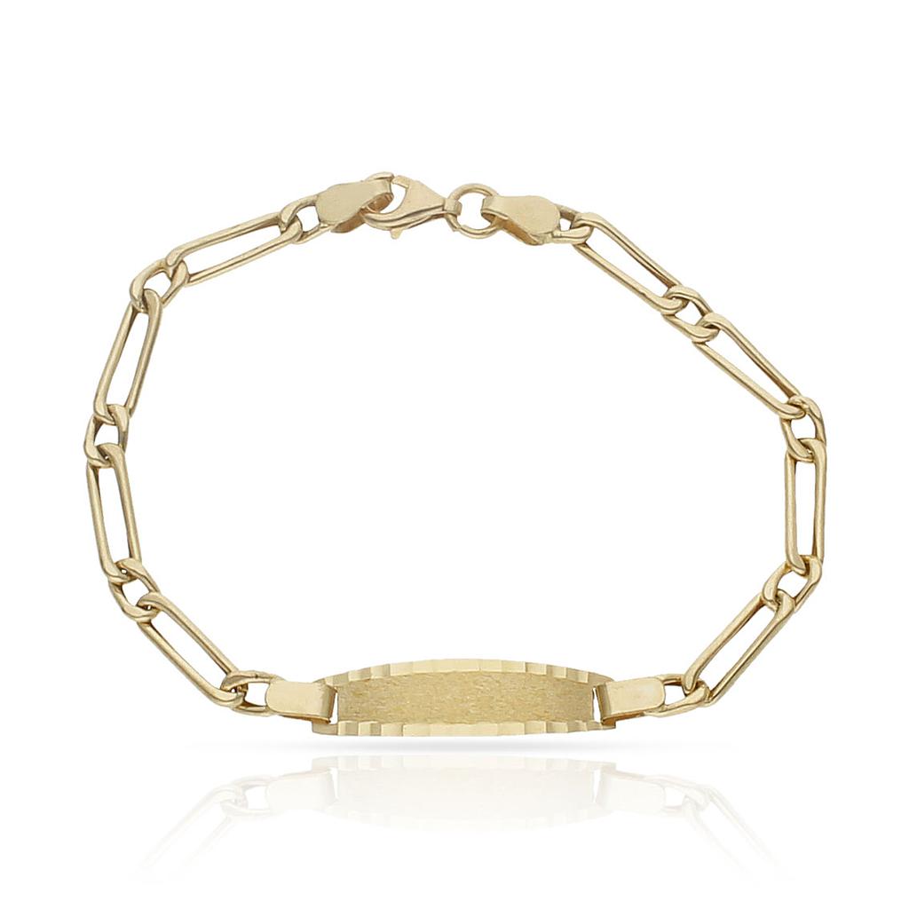 PULSERA ORO 18KL BEBE 1x1 - Peso: 2.60 gr 