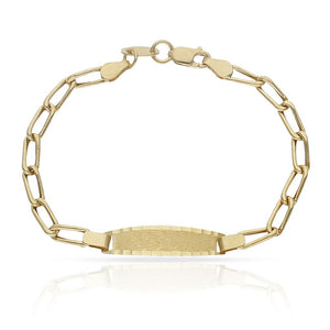 PULSERA ORO 18KL BEBE FIGARO - Peso: 2.80 gr 