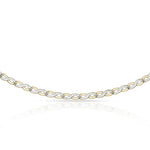 PULSERA ORO 18KL BICOLOR CALADA - Peso: 5.80 gr 