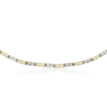 PULSERA ORO 18KL BICOLOR FUNDIDA - Peso: 5.65 gr 