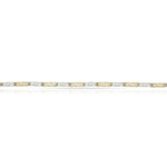 PULSERA ORO 18KL BICOLOR - Peso: 5.65 gr 
