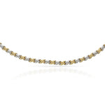 PULSERA ORO 18KL BICOLOR - Peso: 6.30 gr 