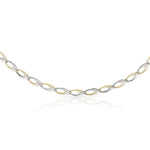 PULSERA ORO 18KL BICOLOR - Peso: 6.55 gr 