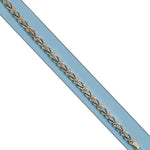 PULSERA ORO 18KL BICOLOR TROQUELADA - Peso: 6.25 gr 