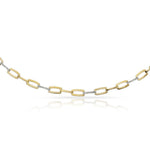 PULSERA ORO 18KL BICOLOR TROQUELADA - Peso: 6.45 gr 