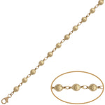 PULSERA ORO 18KL BOLAS 5MM - Peso: 5.75 gr 