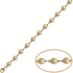 PULSERA ORO 18KL BOLAS 6MM - Peso: 7.10 gr 