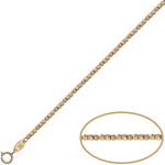 PULSERA ORO 18KL BOLAS TALLADAS - Peso: 3.35 gr 