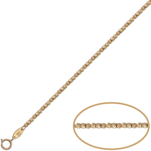 PULSERA ORO 18KL BOLAS TALLADAS - Peso: 3.35 gr 