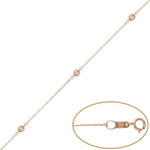 PULSERA ORO 18KL CHATONES - 3.50MM