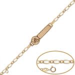 PULSERA ORO 18KL CHUPETE - 13CM - Peso: 1.40 gr 