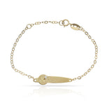 PULSERA ORO 18KL CHUPETE CIRCONITA - Peso: 0.95 gr 