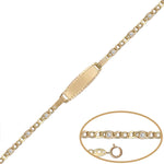 PULSERA ORO 18KL CIRCONITAS - 13CM - Peso: 1.55 gr 
