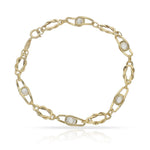 PULSERA ORO 18KL CIRCONITAS - Peso: 3.10 gr 