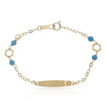 PULSERA ORO 18KL CIRCULO CIRCONITA - Peso: 1.00 gr 