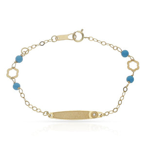 PULSERA ORO 18KL CIRCULO CIRCONITA - Peso: 1.00 gr 