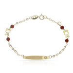 PULSERA ORO 18KL CIRCULO CIRCONITA - Peso: 1.00 gr 