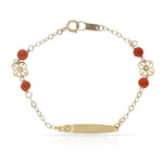 PULSERA ORO 18KL CIRCULO CIRCONITA - Peso: 1.10 gr 