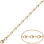 PULSERA ORO 18KL CIRCULOS - Peso: 2.65 gr 