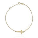 PULSERA ORO 18KL CRUZ