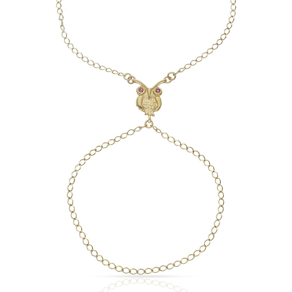 PULSERA ORO 18KL DEDO BUHO - Peso: 3.55 gr 