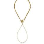 PULSERA ORO 18KL DEDO FLOR - Peso: 6.25 gr 