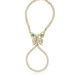 PULSERA ORO 18KL DEDO MARIPOSA - Peso: 9.65 gr 